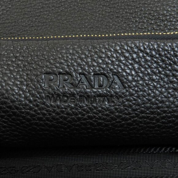 PRADA Black Leather Tote Bag - Picture 6 of 11